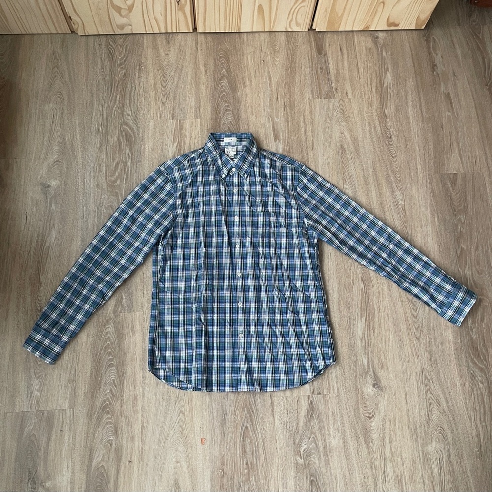 NWT J. Crew men’s slim fit organic cotton button down shirt